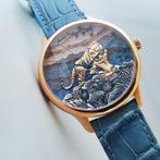 Mathey-Tissot - TIGER - Handcrafted 18K Gold - Swiss, Sieraden, Tassen en Uiterlijk, Horloges | Heren, Nieuw