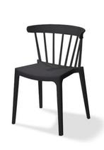 Stoel Windson | Kunststof | Zwart  | 54x53x75cm, Verzenden, Nieuw in verpakking