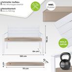 KESSER® Tuinbank met kussen, zitbank, weerbestendig, 2-zits,, Tuin en Terras, Verzenden, Nieuw