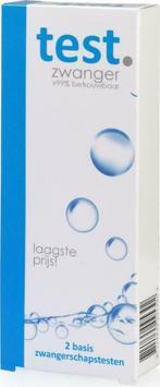 TEST-POINT ZWANGERSCHAPSTEST CASSETTES DOOSJE 2 STUKS, Verzenden, Nieuw