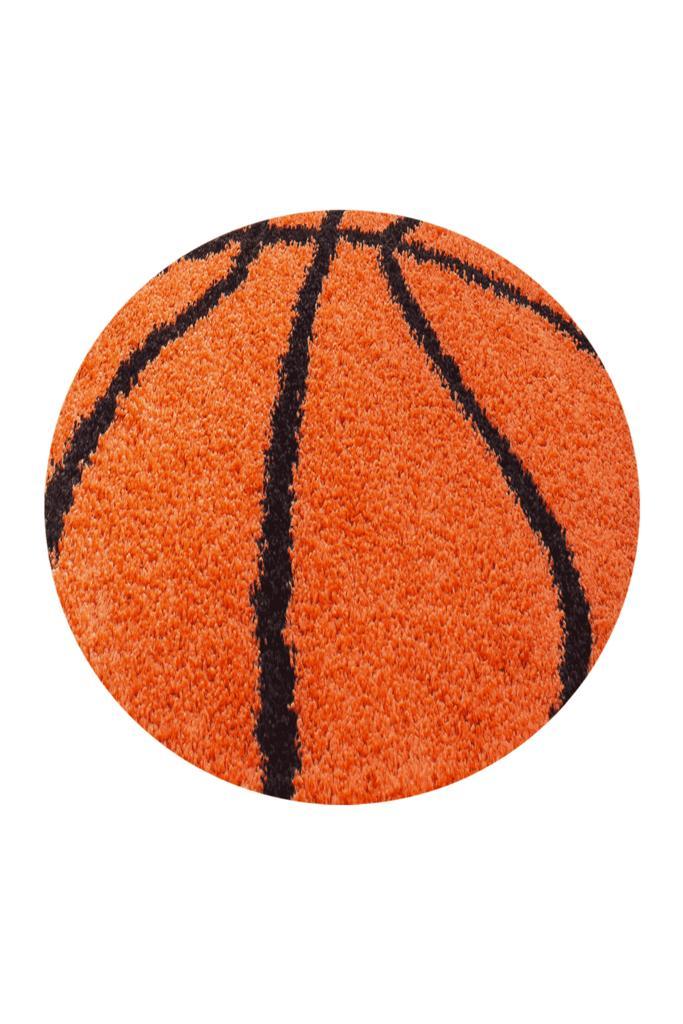 Rond Kindervloerkleed | Fun | Oranje | 120x120 cm, Huis en Inrichting, Stoffering | Tapijten en Kleden, Verzenden