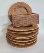 Flamant - Onderbord (10) - Togo - Rattan - Met broodmand