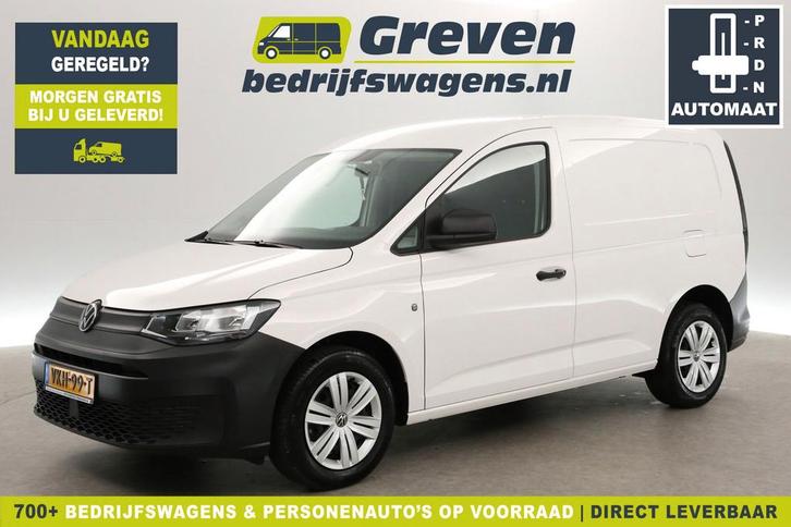 Volkswagen Caddy 2.0 TDI 123PK, Auto's, Bestelauto's, Onderhoudsboekje, Lease, Automaat, Wit, Volkswagen, Financial lease, Stof