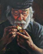 Alessandro Granata (1989) - Anziano fumatore di pipa