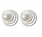 Haarspeld curlies - Parel 0,8cm - Wit zilver - Set van 2, Nieuw