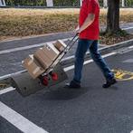 Drempelhulp - Oprijplaat rolstoel - 17 cm - Zwart, Verzenden, Zo goed als nieuw
