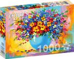 A Bouquet of Flowers Puzzel (1000 stukjes) | Enjoy Puzzle -, Hobby en Vrije tijd, Denksport en Puzzels, Nieuw, Verzenden