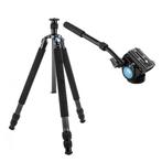 Sirui Reporter RX-3213 + VH-10 Video Head, Nieuw, 175 cm of meer, Met balhoofd, Ophalen of Verzenden