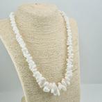 Koraal - Zilver - Halsketting - WIT KORAAL, Antiek en Kunst