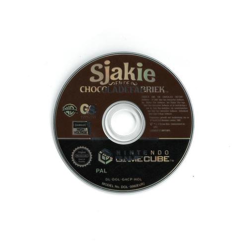 Sjakie & de Chocoladefabriek (losse disc) (GameCube), Spelcomputers en Games, Games | Nintendo GameCube, Gebruikt, Verzenden