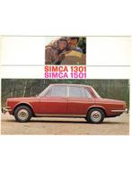1967 SIMCA 1301 | 1501 BROCHURE NEDERLANDS, Boeken, Auto's | Folders en Tijdschriften, Nieuw, Author
