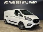 Ford Transit Custom 2.0 TDCI 131pk L2H1 Euro6 Airco | Apple, Stof, Gebruikt, Wit, Dealer onderhouden