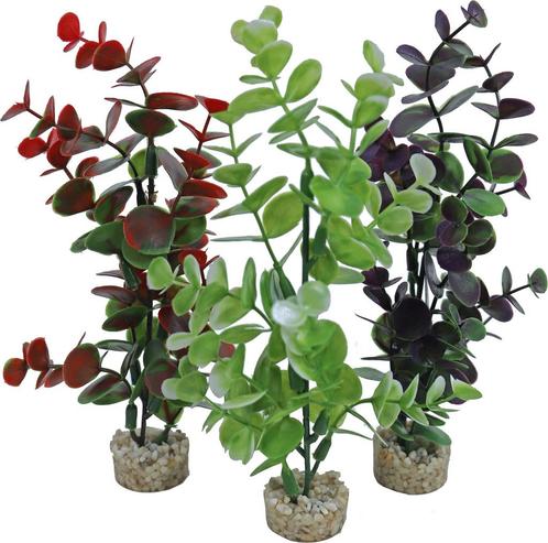 Sydeco Kunstplant Eucalyptus 22CM, Dieren en Toebehoren, Vissen | Aquaria en Toebehoren, Ophalen of Verzenden