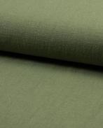 Linnen Stone-washed Kaki, Hobby en Vrije tijd, Stoffen en Lappen, Nieuw, Bruin