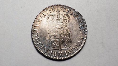 Frankrijk. Louis XV (1715-1774). Ecu de France-Navarre, Postzegels en Munten, Munten | Europa | Euromunten