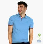 -22% Q1905  Q1905 Polo shirt matchplay helder  maat 4XL, Kleding | Heren, Verzenden, Nieuw, Blauw