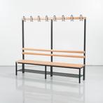 Garderobebank C&P - Berken - Zwart - 165 x 196 cm - 16 haken, Ophalen of Verzenden, Nieuw