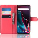 ProGuard OnePlus 7 Pro Hoesje Wallet Flip Case Rood, Verzenden, Nieuw, Hoesje of Tasje