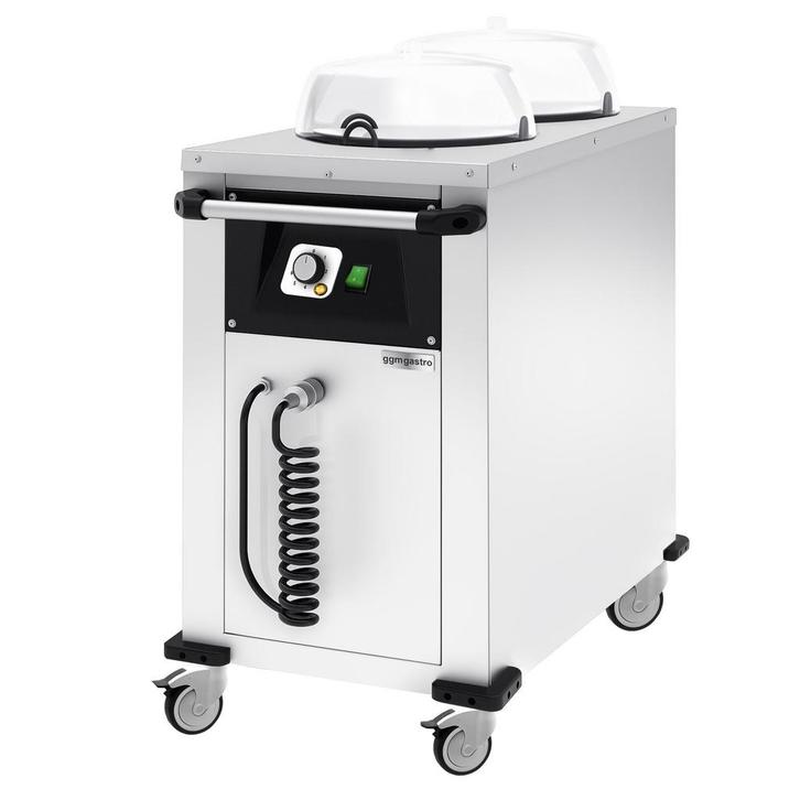 GGM Gastro | Bordenwarmer - verwarmd - met rollen - 100 |, Huis en Inrichting, Keuken | Servies, Effen, Nieuw, Bord(en), Verzenden