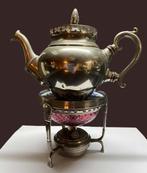 Theekom - Verzilverd - cranberry diamantglas