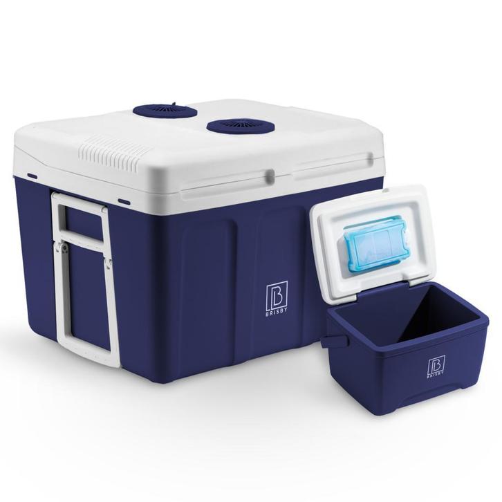 Brisby 40 Liter Elektrische Koelbox, Frigobox met 8L Koelbox, Caravans en Kamperen, Koelboxen, Koelbox, Nieuw, Elektrisch, Ophalen of Verzenden