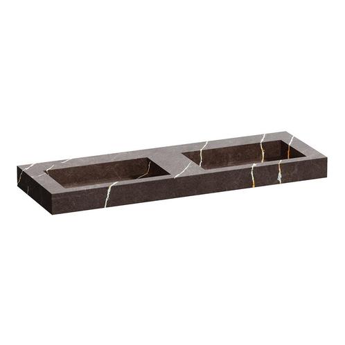 Wastafel Topa Artificial Marble 140 Copper Brown (0 krgt.), Doe-het-zelf en Verbouw, Sanitair, Overige typen, Nieuw, Ophalen of Verzenden