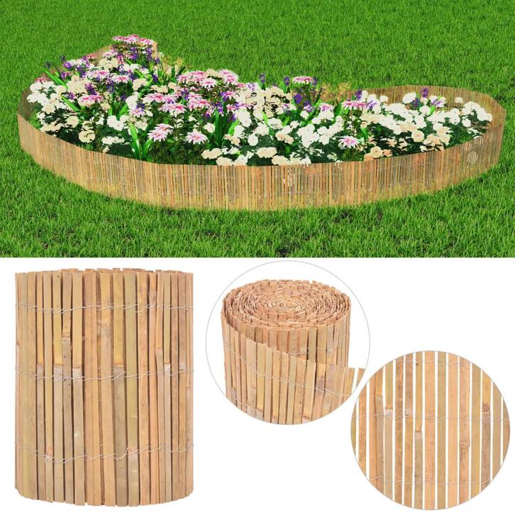vidaXL Scherm 1000x30 cm bamboe, Tuin en Terras, Schuttingen, Nieuw, Hout, Minder dan 1 meter, Verzenden