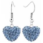 Fako Bijoux® - Oorbellen - Disco Dots - Hanger - Hart -, Verzenden, Nieuw