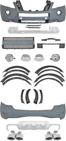 Bodykit Bumper set Mercedes W164 AMG look, Auto-onderdelen, Carrosserie en Plaatwerk, Ophalen of Verzenden