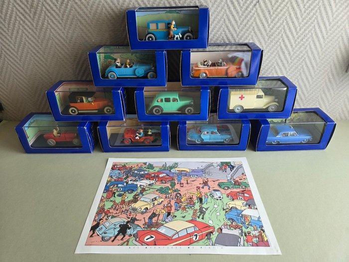 Atlas 1:43 - Modelauto (10) - Tintin collectie voertuigen, Boeken, Strips | Comics