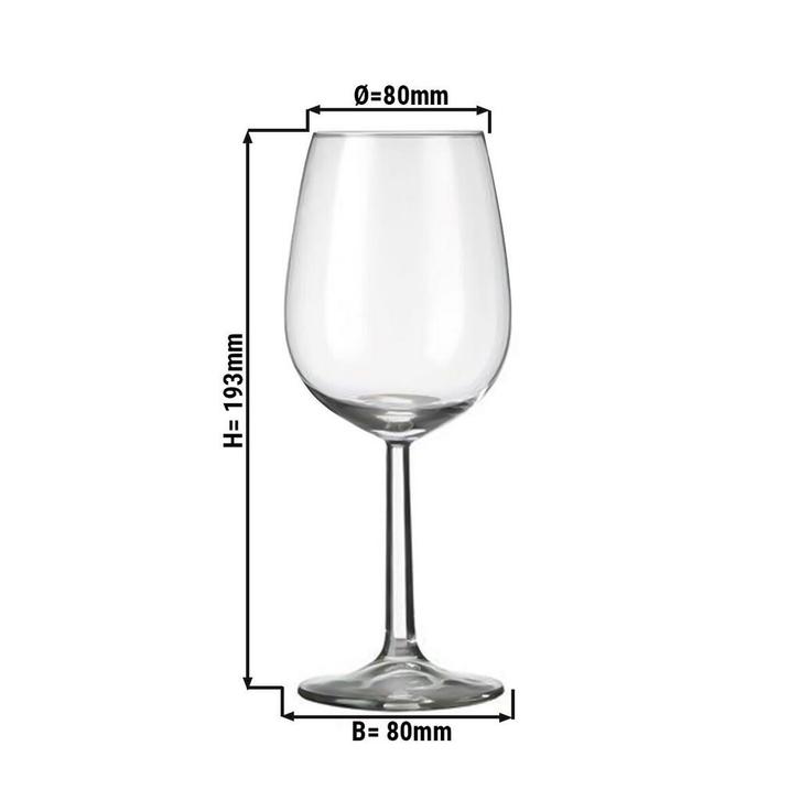 GGM Gastro | (6 stuks) Wijnglas - ESPRIT - 350 ml - |, Huis en Inrichting, Keuken | Servies, Effen, Nieuw, Verzenden