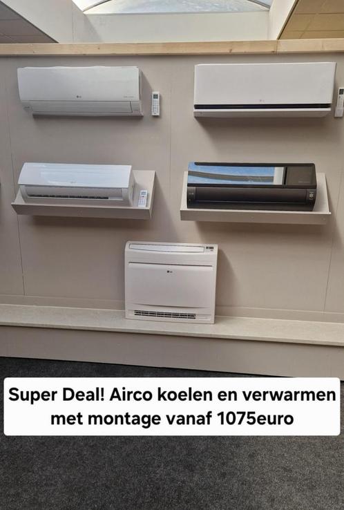 Airco monteur/installatie,split Airco unit inclusief montage, Witgoed en Apparatuur, Airco's, 100 m³ of groter, Koelen en Ontvochtigen
