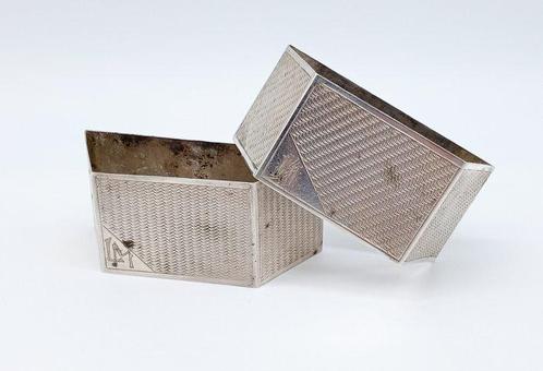 Servetring (2) - .800 zilver, Antiek en Kunst, Antiek | Goud en Zilver