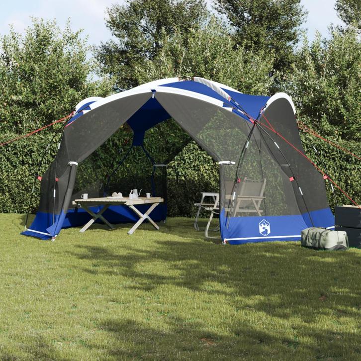 vidaXL Camping Muggennet azuurblauw 434 x 434 x 230 cm, Caravans en Kamperen, Tenten, Nieuw, Verzenden