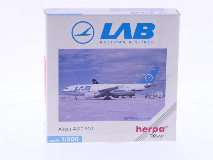 Schaal 1:500 Herpa 501095 LAB - Bolivian Airlines Airbus..., Hobby en Vrije tijd, Modelbouw | Vliegtuigen en Helikopters, Gebruikt