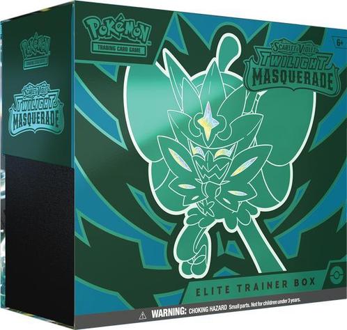 Pokemon - Twilight Masquerade - Elite Trainer Box, Hobby en Vrije tijd, Verzamelkaartspellen | Pokémon, Nieuw