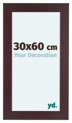 Fotolijst 30x60 cm - Mahonie - Hout - Dover, Huis en Inrichting, Woonaccessoires | Lijsten, Verzenden, Nieuw