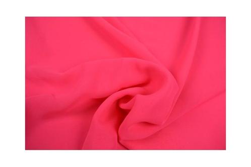 15 meter chiffon stof - Neon roze, Hobby en Vrije tijd, Stoffen en Lappen, 120 cm of meer, 200 cm of meer, Roze, Nieuw, Polyester