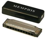 Blues Mondharmonica in C  | Extra Lesboek (NED)  € 1,-, Ophalen of Verzenden, Met koffer of doosje, Diatonisch, C-mondharmonica