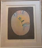 Jean Michel Folon - Jean-Michel Folon – “UNICEF” –, Antiek en Kunst