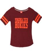 NIKE Womens Virginia Tech Graphic T-Shirt Top US 6 XS Maroon, Kleding | Dames, Verzenden, Nieuw
