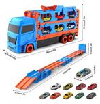 Uitschuifbare Transporttruck met 6 Raceauto’s, Verzenden, Nieuw