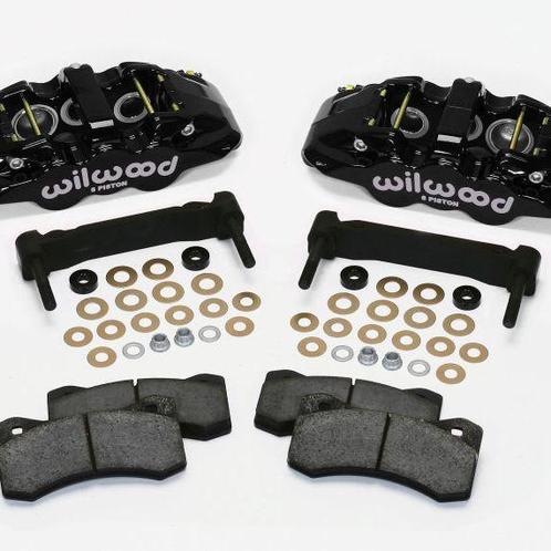 Wilwood AERO6 Front Caliper & Bracket Kit - Black 97-13, Auto-onderdelen, Remmen en Aandrijving, Ophalen of Verzenden