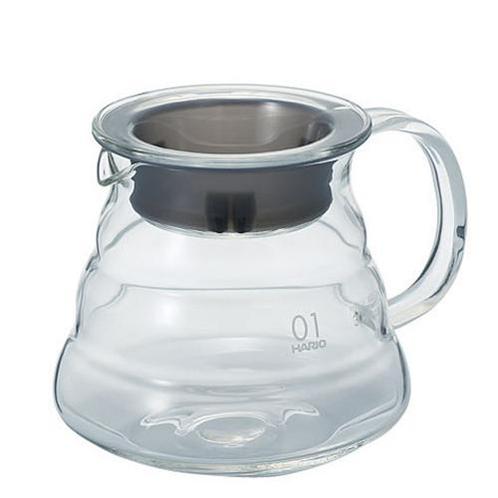 Hario V60-01 Range Server Clear 360 ml (slow coffee), Witgoed en Apparatuur, Koffiemachine-accessoires, Nieuw, Ophalen of Verzenden
