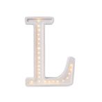 Houten letter lamp L – handgemaakt en sfeervolle verlicht., Kinderen en Baby's, Kinderkamer | Inrichting en Decoratie, Ophalen of Verzenden