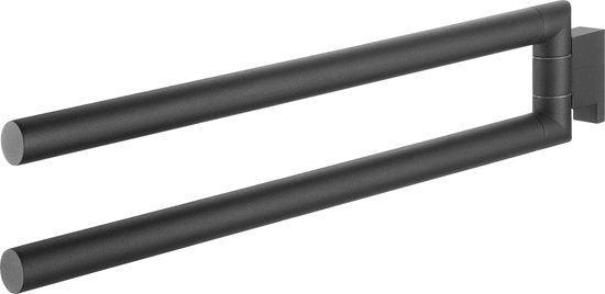 Tiger Bold - Handdoekrek 2-armig - 46,2 cm - Zwart -, Huis en Inrichting, Badkamer | Badtextiel en Accessoires, Verzenden