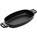 AMT Gastroguss Roosterpan 40x24 cm - Antikleeflaag - 3 Li..., Huis en Inrichting, Keuken | Potten en Pannen, Ophalen of Verzenden