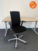Refurbished Werkplek - Gispen TM bureau 180x80 + HAG Futu bu, Werkplek, Ophalen of Verzenden, Gebruikt, Bureau