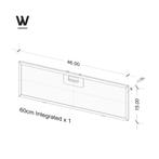Wiggo WA-AFB612 Afzuigkap Aluminium Vetfilter, Witgoed en Apparatuur, Onderdelen en Toebehoren, Verzenden, Nieuw