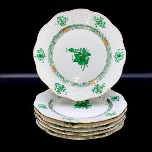 Herend - Exquisite Set of 6 Plates (19 cm) - Chinese, Antiek en Kunst, Antiek | Meubels | Tafels